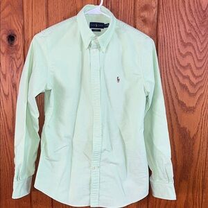 Ralph Lauren Mint Button-Down Shirt